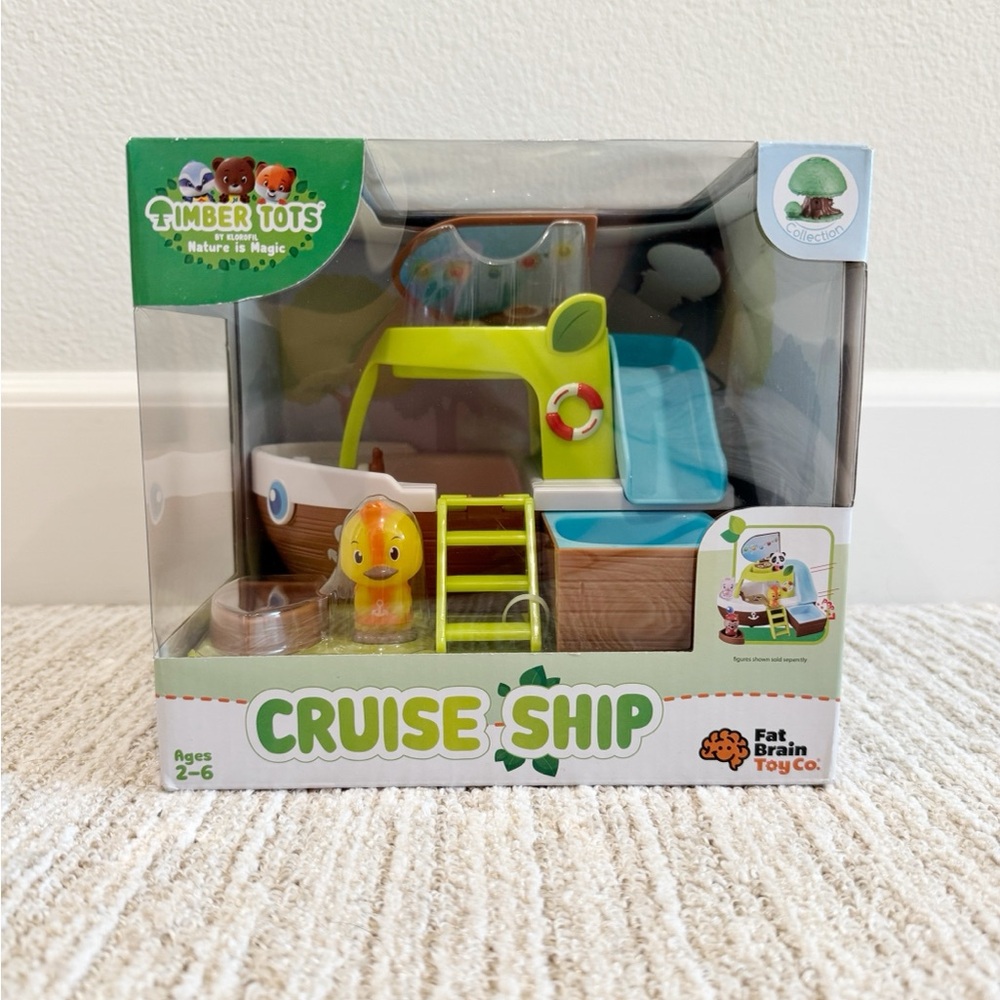 Timber Tots Cruise Ship Playset – Fat Brain Toy Co  New in Box